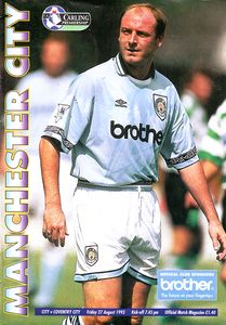 Manchester City v Coventry City 1993/94